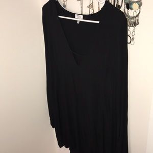 Gently Worn Flowy Black Tobi Dress